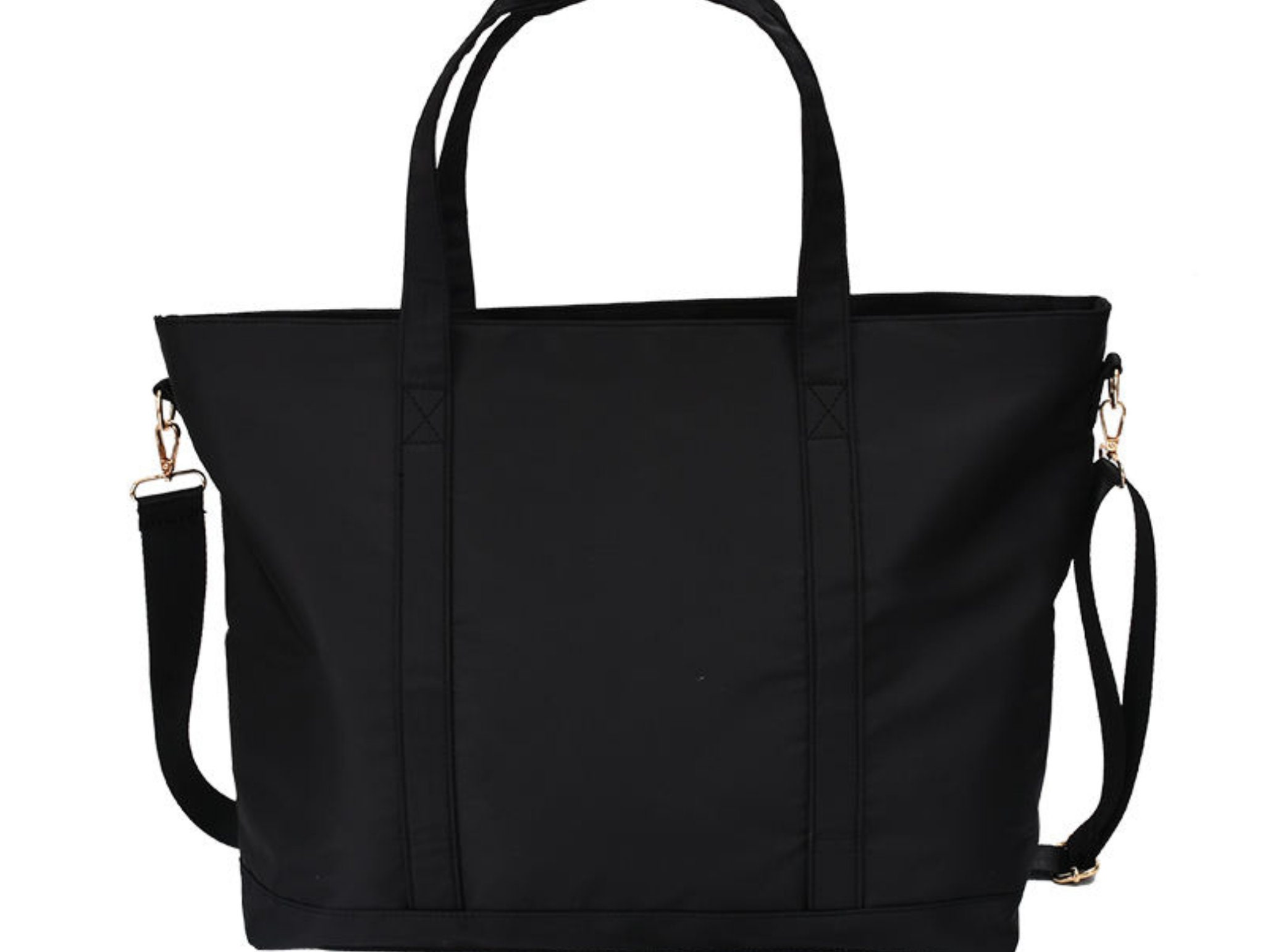 black nylon travel tote bag Collapsible Mesh and – Our zip Transit Small Travel Tote |