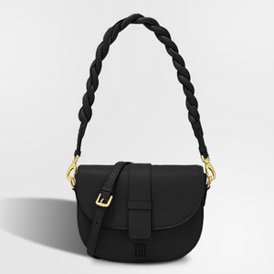 BOLSO DE CUERO PARA MUJER Bolso de Cuero Organizado Bolso de Cuero Compacto y Elegante Bolso de Cuero Elegante Bandolera de Cuero