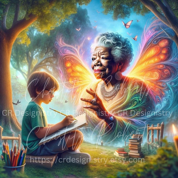 Our History - Maya Angelou PNG File Only