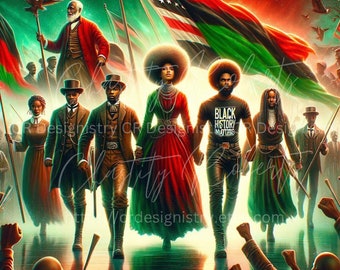 Black History Matters PNG File Only