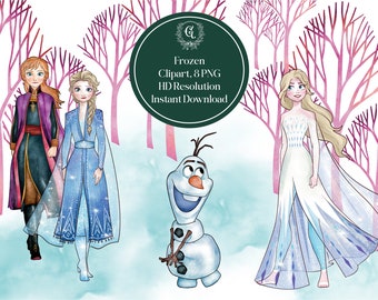 Frozen 2 watercolor Clipart, PNG HD Resolution