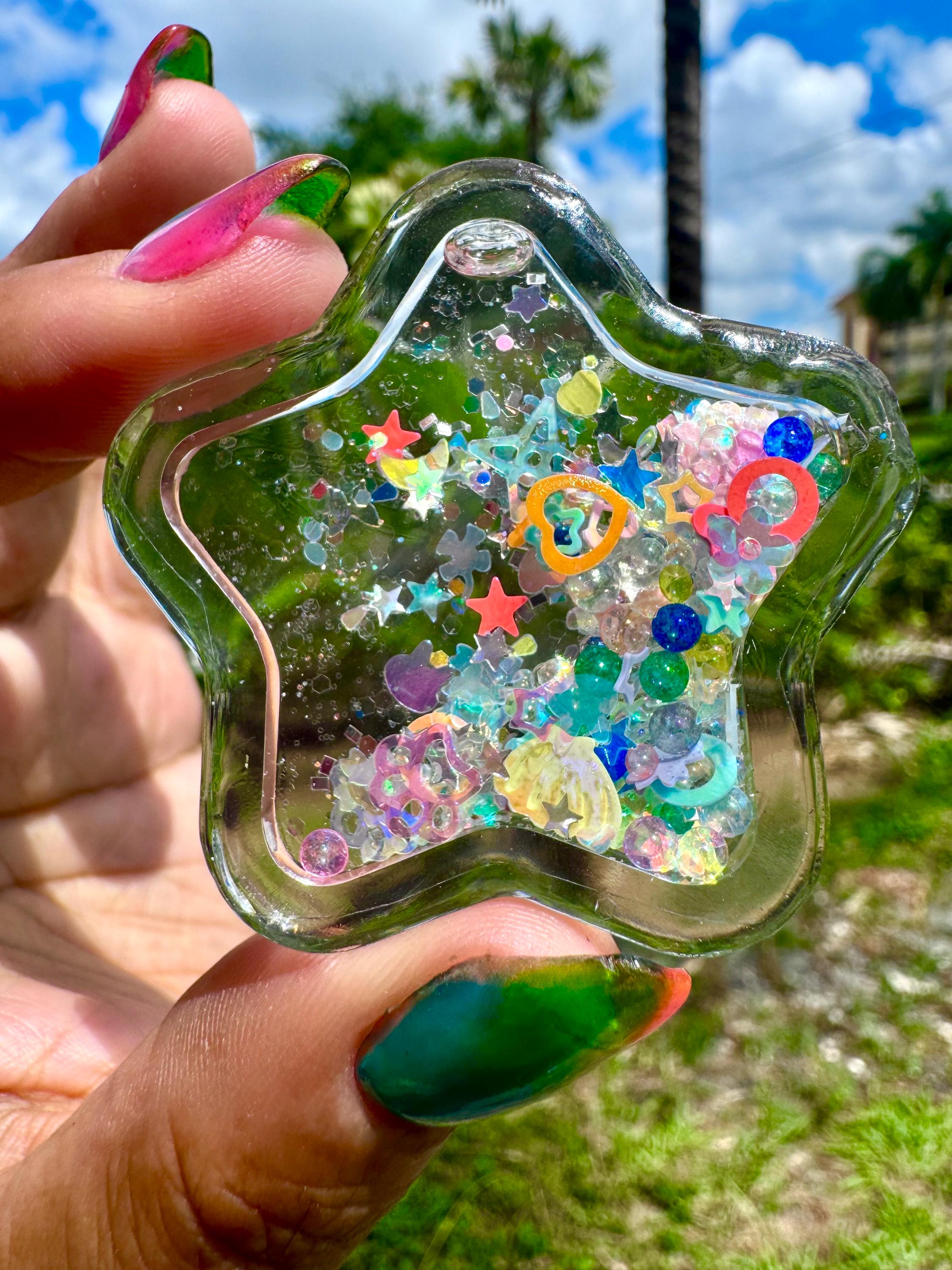 Glitter Filled Liquid Keychains - Etsy
