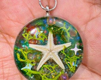 Cosmic Ocean Pendant Necklace