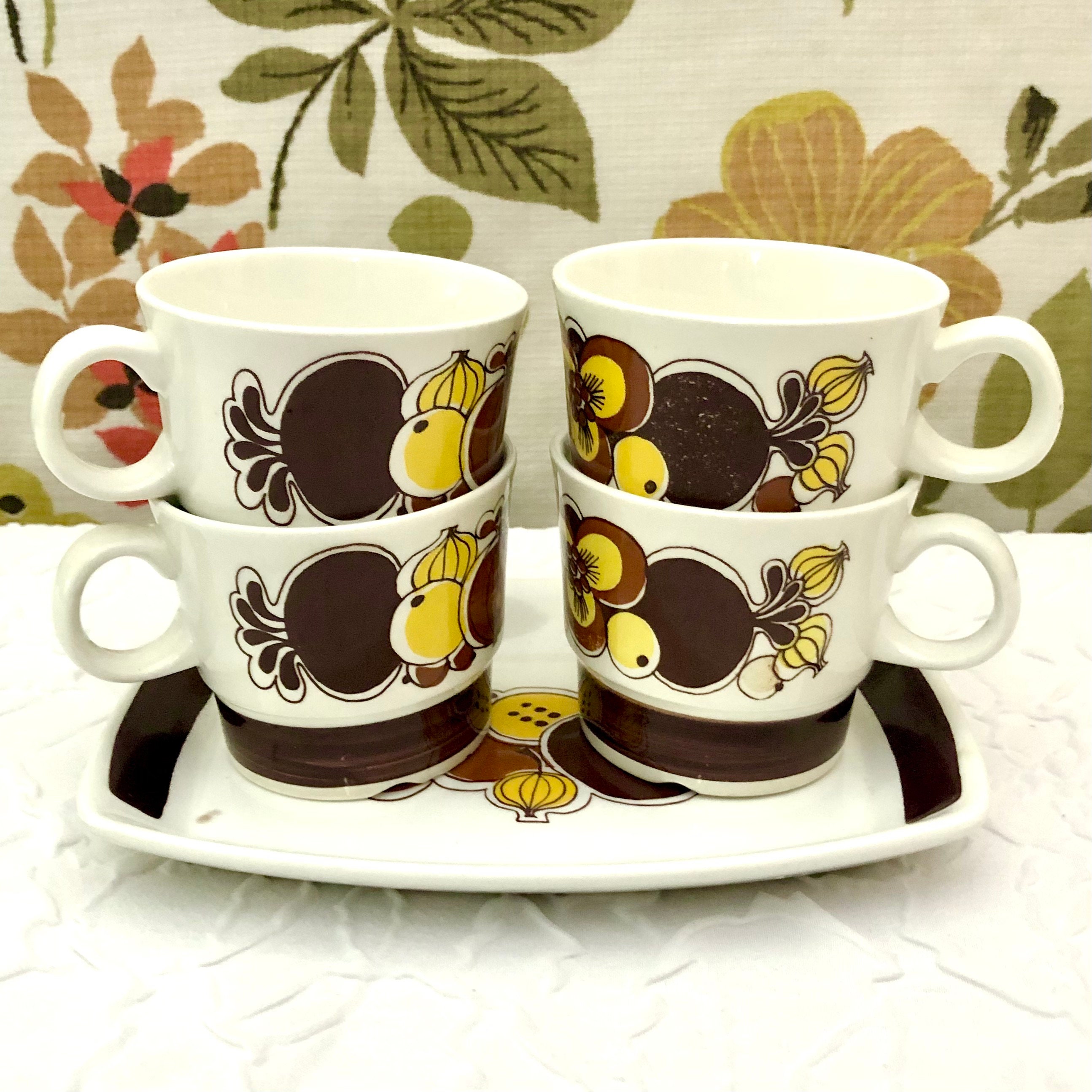 Stavangerflint Norway August Cup and Tray Set - Etsy Stavangerflint Norway August Cup and Tray Set - Etsy