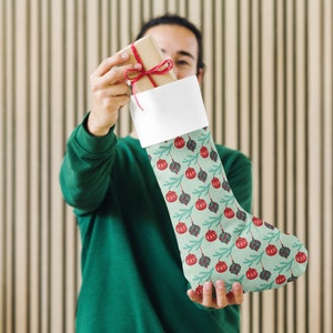 Christmas Stocking, Christmas Stockings, Ornament Pattern Stocking