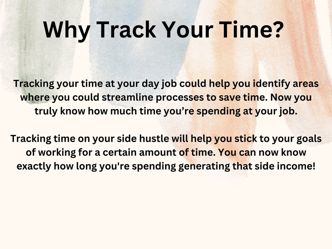 Time Tracker Spreadsheet Time in Time Out Google Sheets Side Hustle Day ...