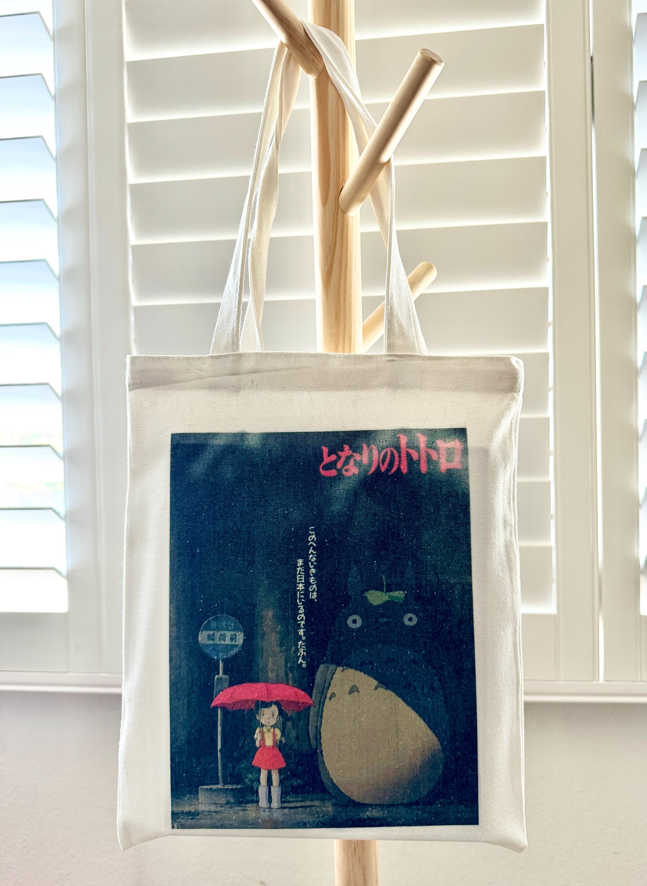 Anime/ Inspired Totoro/ Ghibli inspired / tote bag/ kawaii/ anime/ japan