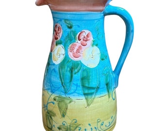 Fleur Bleue van Nanette Vacher Ambiance Collection kan bloemenaardewerk