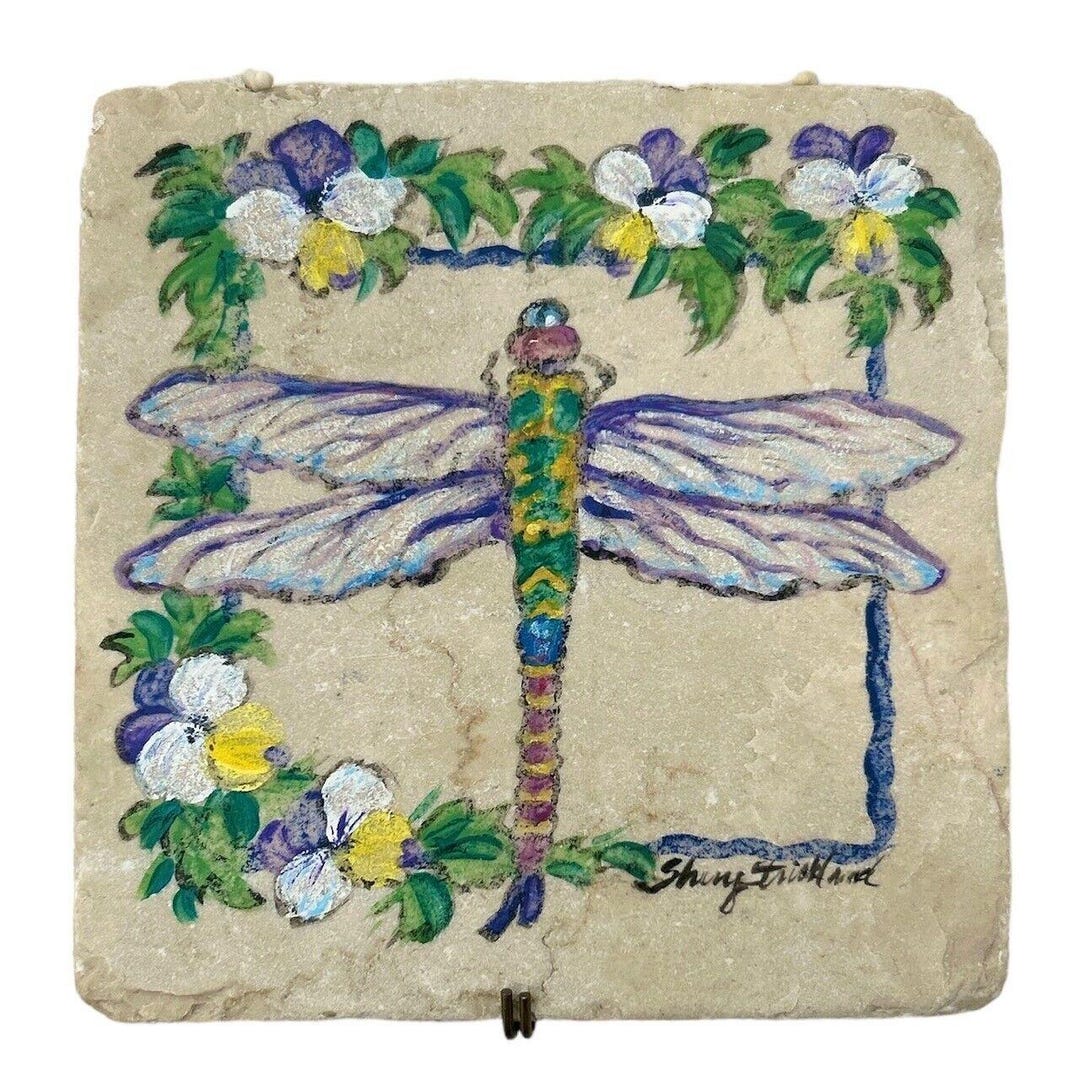 Broche Libellule Signée Weill Paris - Bijou Vintage D'occasion, Métal Inconnu