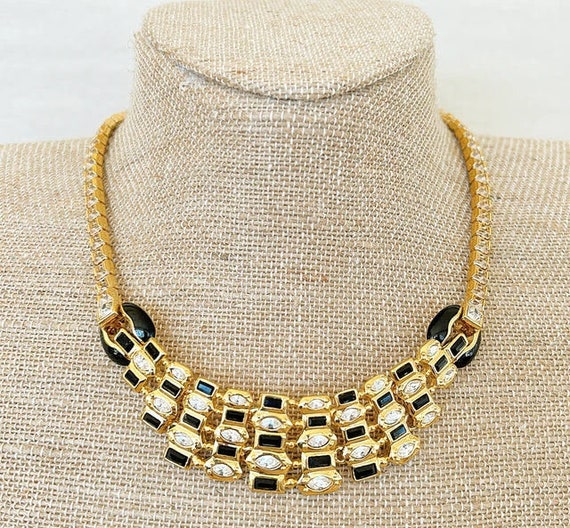 90s statement style designer necklace. - image 1