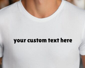 Custom Comfort Colors T-Shirt: Personalized Text, Matching Party Outfit