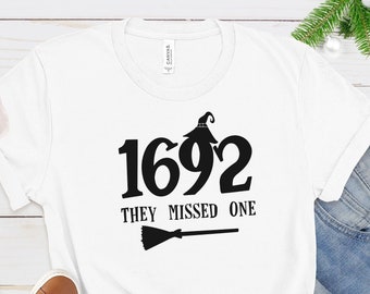 1692 Salem Witch T-Shirt: Spooky Season Halloween Costume