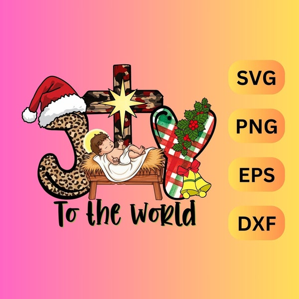 Joy To The World Png, Joy Png, Merry Christmas png, Christian Png, Nativity Scene Png, Nativity png, Christmas Unisex png, Jesus png