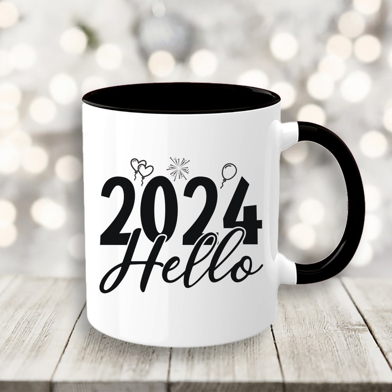 Hello 2025 Mug Mug of New Year 2025 Gift for Best Friend Etsy