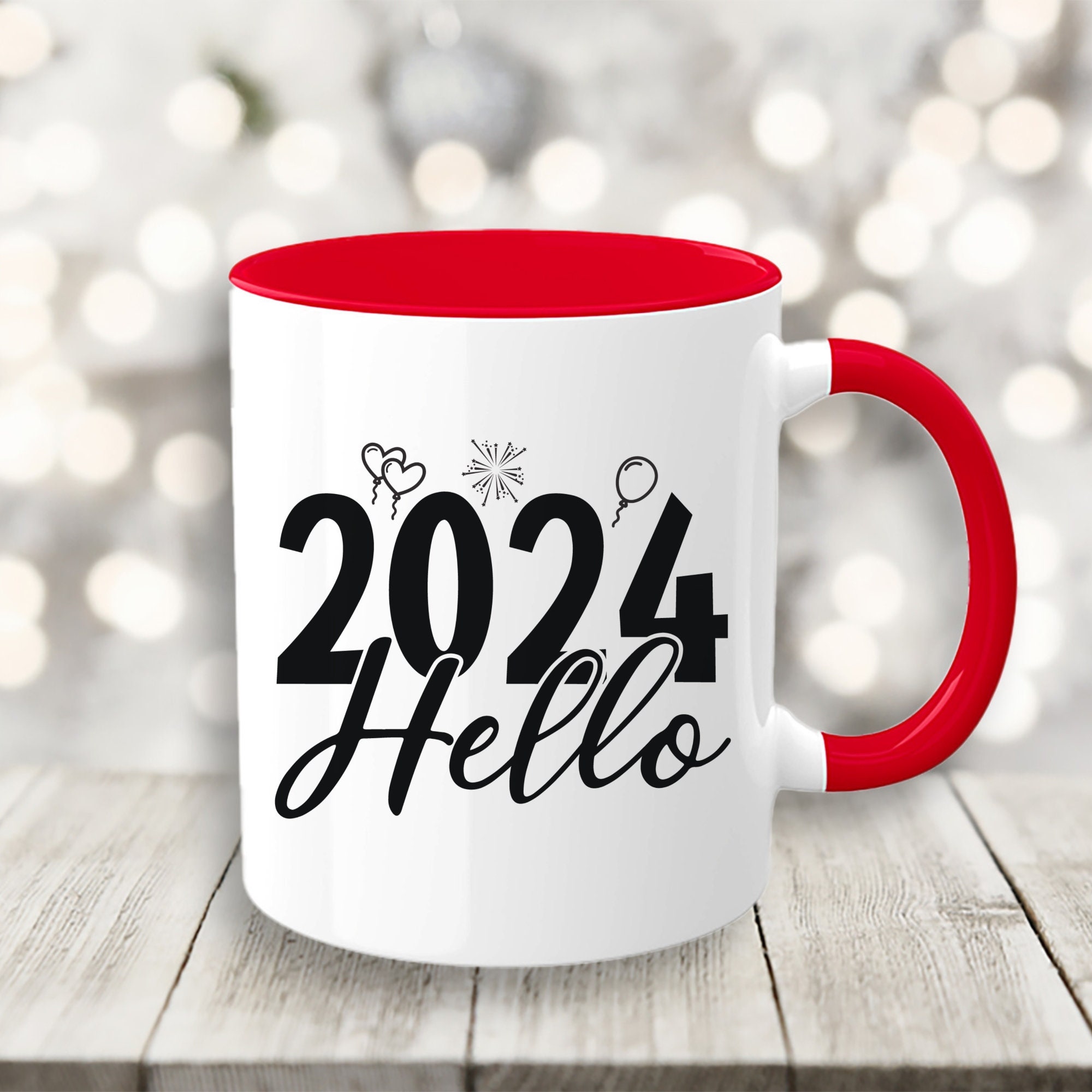 Hello 2024 Mug Mug of New Year 2024 Gift for Best Friend Etsy