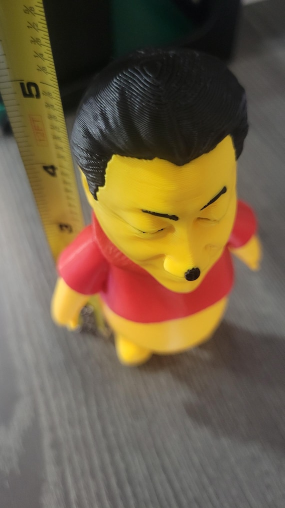 5 1/2インチ習近平のくまのプーさんフィギュア：3Dプリント。 - Etsy 日本