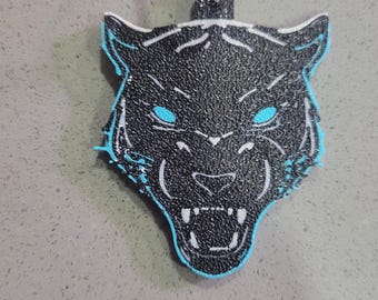 Dubbelzijdige Black Panther-sleutelhanger: 3D-prints.