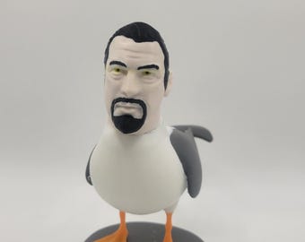 Steven Seagal The Seagull-beeldje: 3D-geprint.