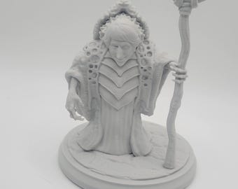 Rosa DeLauro als het donkere kristallen beeldje Skesis: 3D-geprint