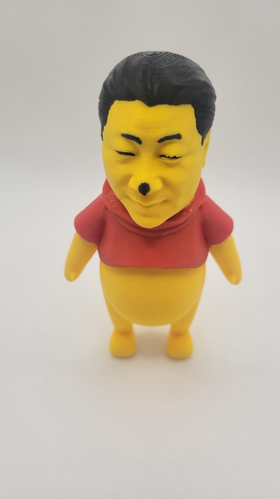5 1/2インチ習近平のくまのプーさんフィギュア：3Dプリント。 - Etsy 日本