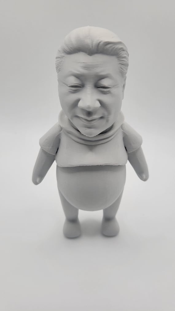 5 1/2インチ習近平のくまのプーさんフィギュア：3Dプリント。 - Etsy 日本