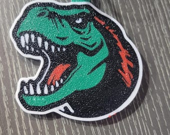 Dubbelzijdige T-Rex-sleutelhanger: 3D-geprint.