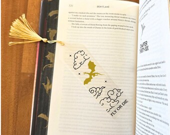 Iron Flame Bookmark, Fourth Wing Bookmark, A dragon without its rider bookmark, Iron Flame, Fourth Wing, Book lover Gifts,Gifts for Mom
