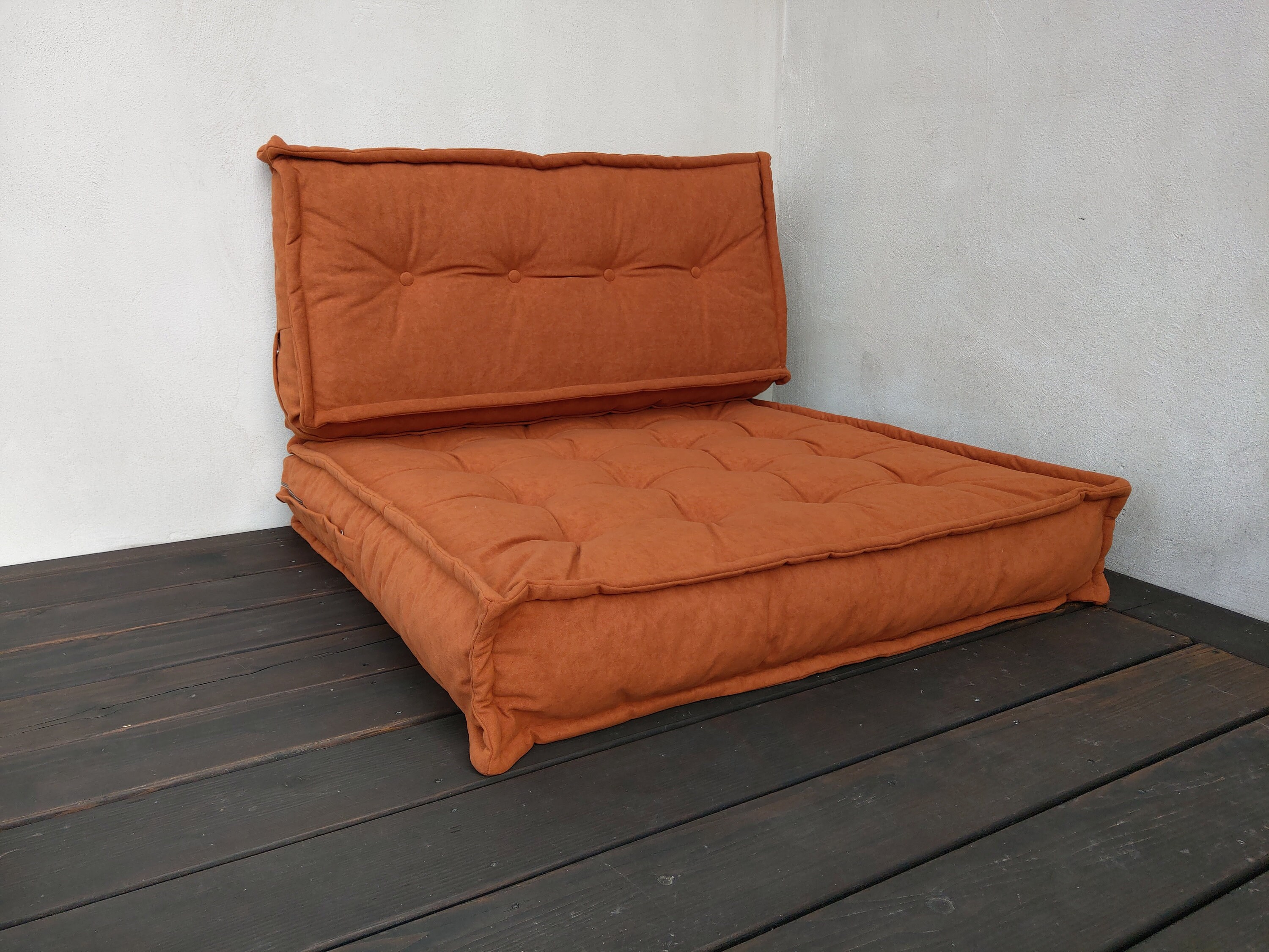 Floor Modular Sofa, Floor Couch, Large & Small Floor Cushion, French ...