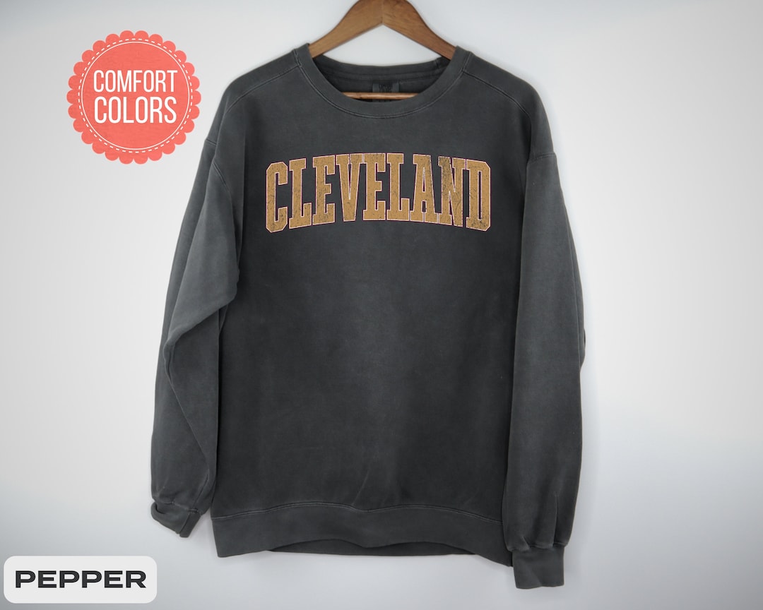 Cleveland Basketball Comfort Colors Vintage Style Sweatshirt,cleveland
