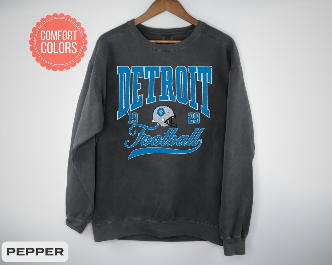 Sweat-shirt College Américain Detroit - Typographie Michigan - Coupe Classique - Cadeau Décontracté - 9
