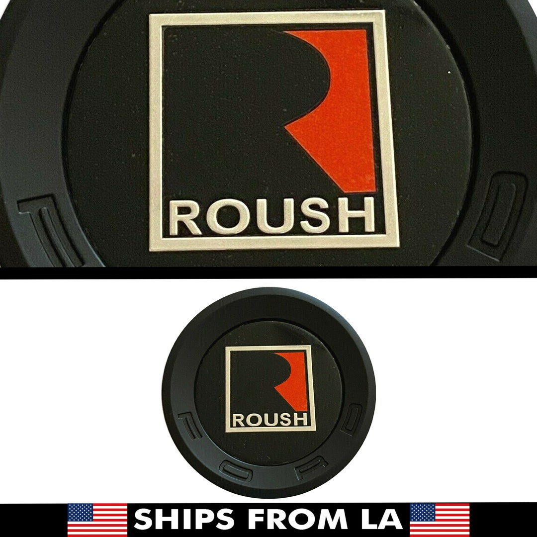 NEW 1X 15CM 5.9 ROUSH Black 4 Styles Deck Lid Rear Trunk DECK Emblem