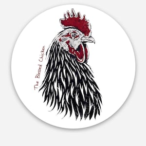 Rooster chicken sticker