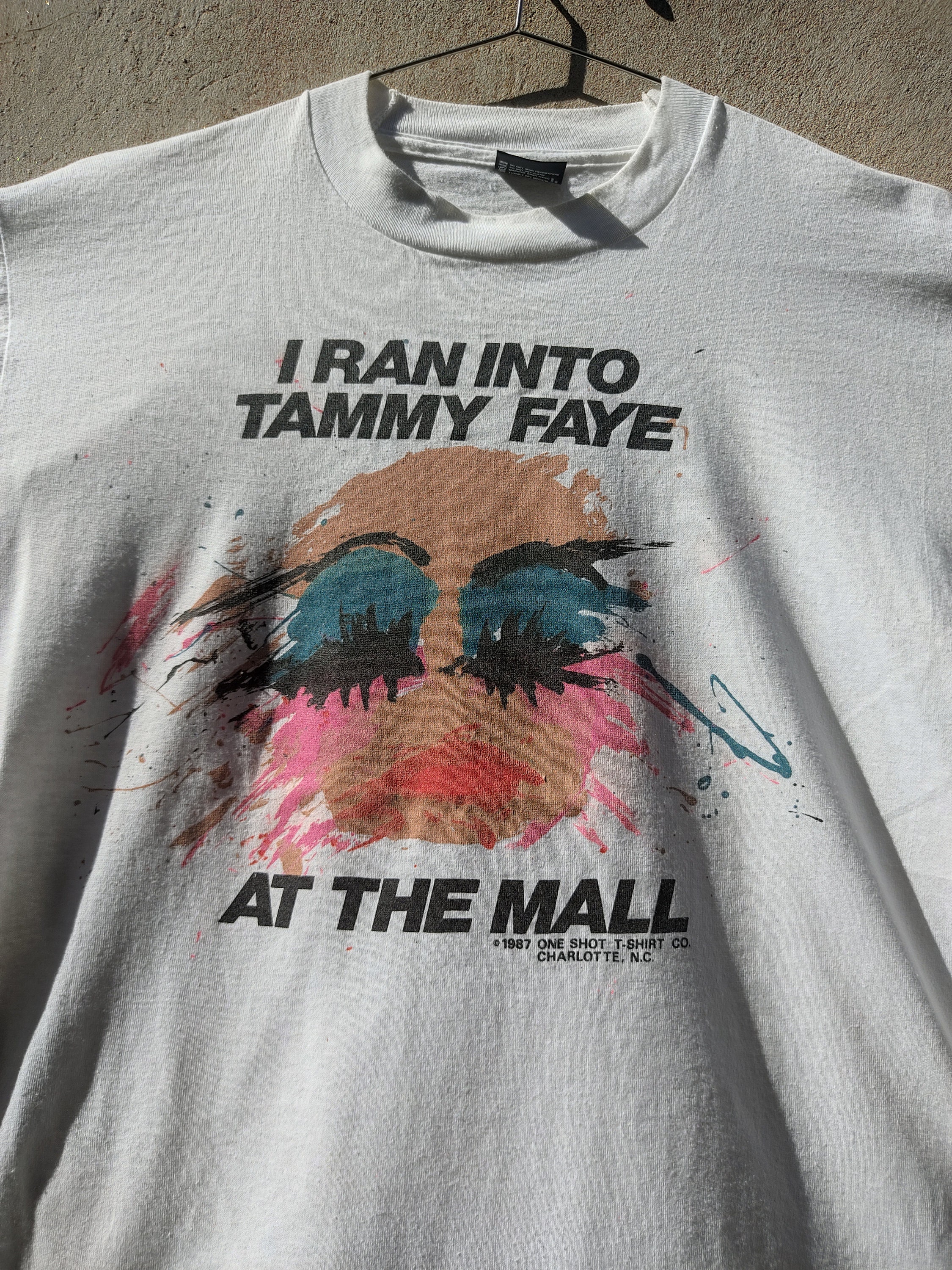 Vintage Tammy Faye at the Mall 80s T Shirt - Etsy
