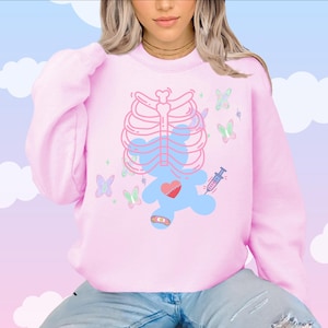 yamikawaii menhera fairy kei yumekawaii gyaru mental health cutecore clothes  cutecore decora harajuka shirt kawaii clothes kawaii fashion