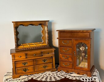 VTG Jewelry Box Wooden 2 Options