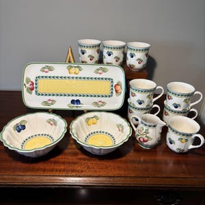  食器皿セット Sandwich tray villeroy&boch Villeroy Boch Platter,White,Yellow