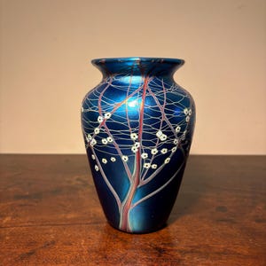 アメリカ　Orient & Flume Art Glass　フラワーベース アメリカ Orient & Flume Art Glass フラワーベース Reserved