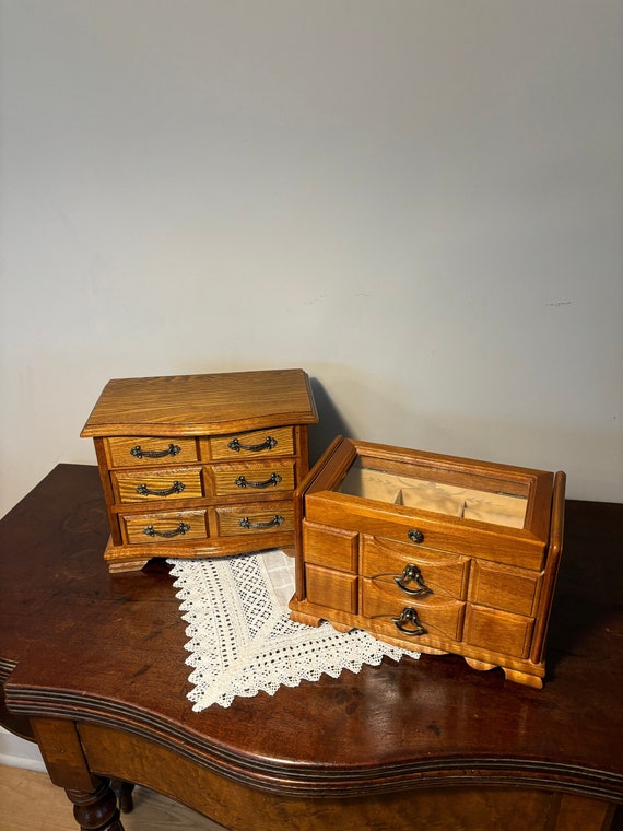 VTG Jewelry Box Wooden 2 Options