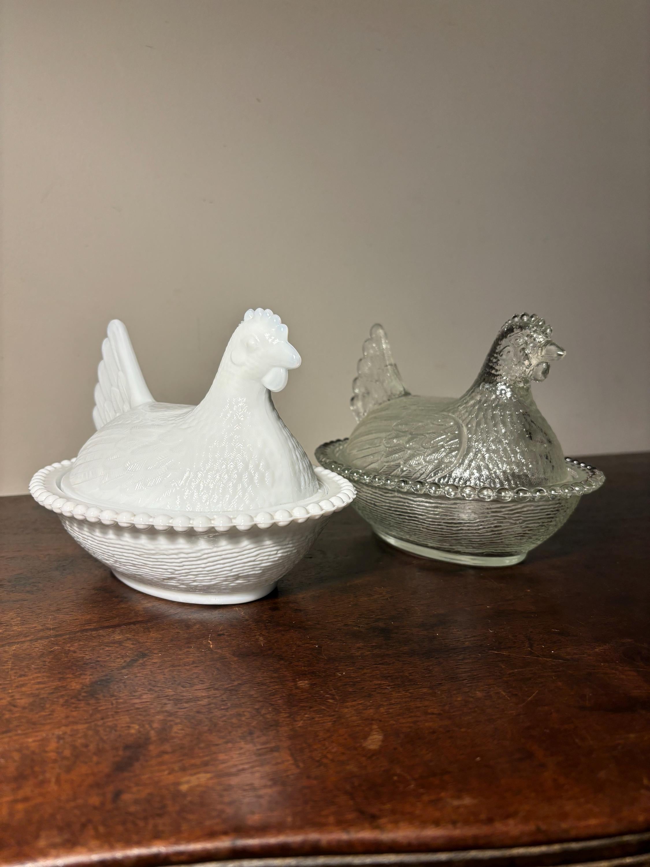 Indiana Glass Hen on Nest - Etsy
