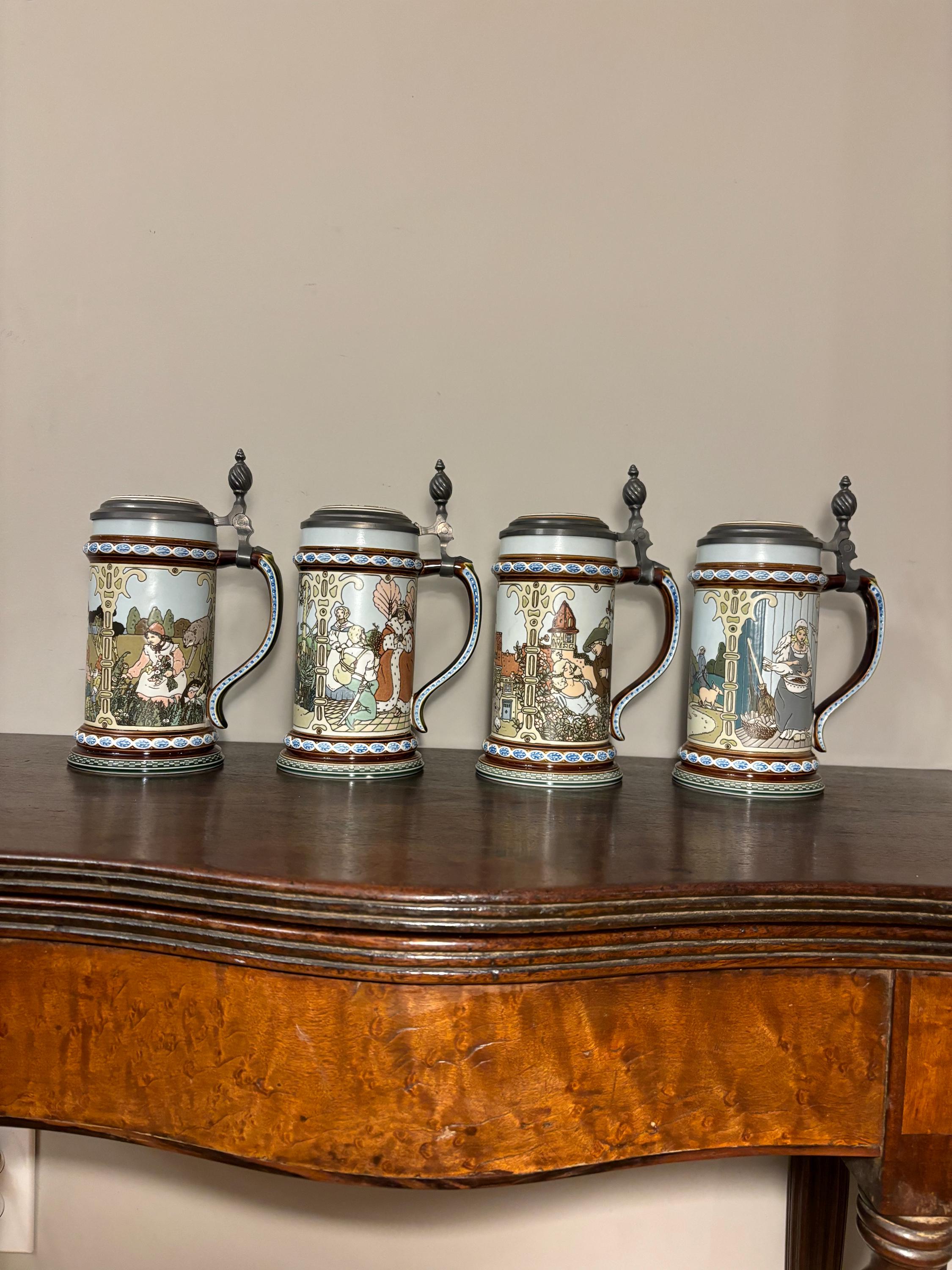 Relief Figures”, Mettlach 2440 | Mettlach Stein Catalog