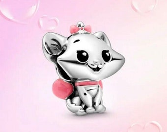 Disney Aristokatten Marie S925 Sterling zilveren bedel