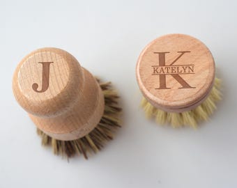 Multifunctional Brush Set Of 2 Pieces, Brush PACK Wood Handle Kitchen Brush, Versatile Brush Collection, Veggie Scrubber, Eco-friendly Brush