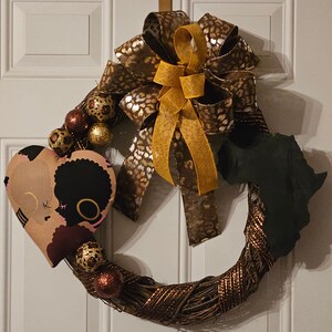 African Nubian Queen Wreath