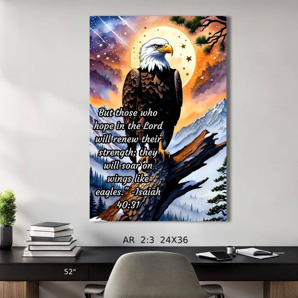 Eagle Wall Decor Art Alpine Wall Print Nature's Summit Art Wall Eagle Scenic Wall Art Aerie Wall Decor Wild Wall Print Peaks Decor