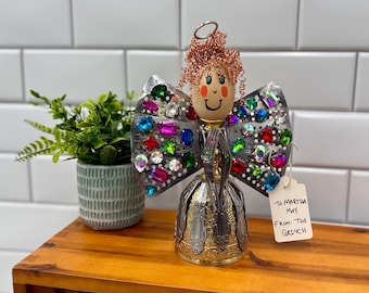 A gift for Martha May -Handmade angel- Inspired by The Grinch