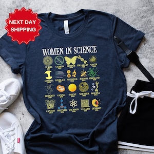Retro Comfort Woman In Science Shirt, Science Shirt, Preppy Aesthetic Shirt, Scientist Sweatshirts,Girl Scientist Shirt, Gift for Scientist,