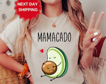 Mamacado Shirt, Baby Announcement Shirt, New Mom Gift, Pregnancy Reveal Shirt, Maternity Shirts, Baby Shower Gift,Mother's Day Gift