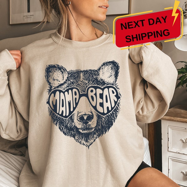 Mama Bear sweatshirt, Mothers Day Gift, Mama Bear Crewneck, Cute Mama Shirt, Mom Life Sweatshirt, New Mom Gift, Baby Shower Gift, Mom Shirt