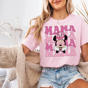Disney Mama Shirt, Minnie Disney Mom Shirt, Minnie Mama Tee, Disney Mommy Birthday Shirt, Disney Family Trip Tee
