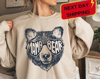Mama Bear sweatshirt, Mothers Day Gift, Mama Bear Crewneck, Cute Mama Shirt, Mom Life Sweatshirt, New Mom Gift, Baby Shower Gift, Mom Shirt